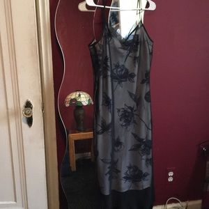 Floral Printed 2 layer Sheer Dress